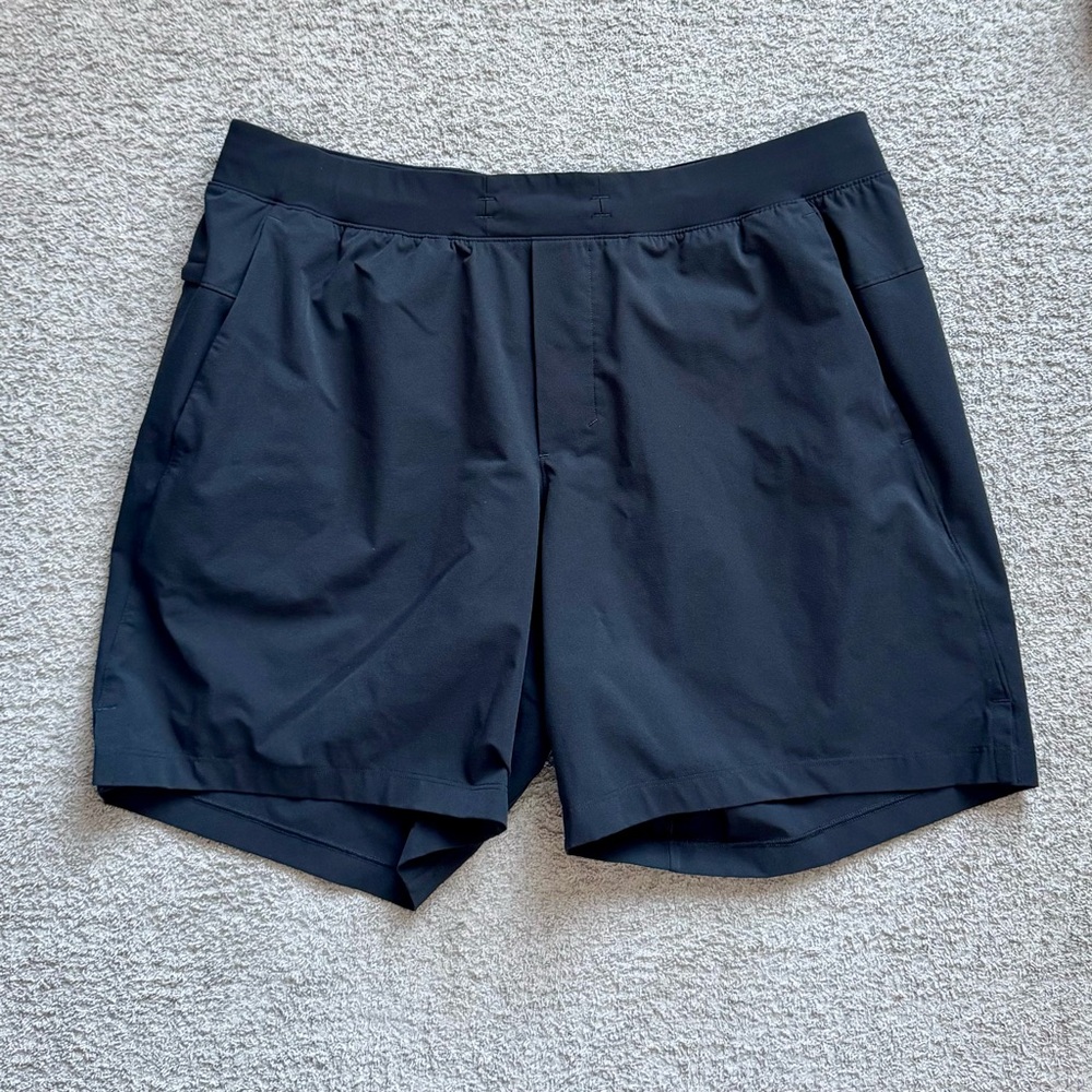 Lululemon men’s shorts (7” length, liner-less)